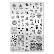 UberChic Beauty Mermaid Life Stamping Plate