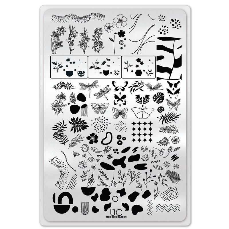 UberChic Beauty Mod Chic Garden Stamping Plate