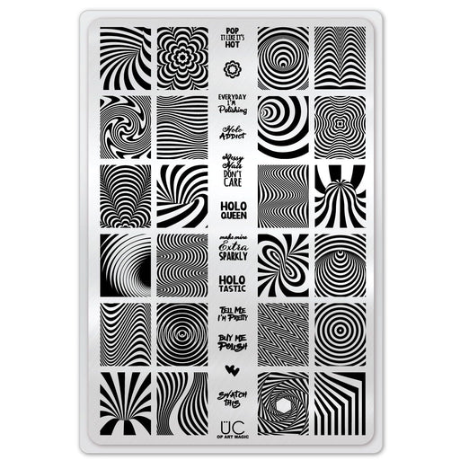 UberChic Beauty Op Art Magic Stamping Plate