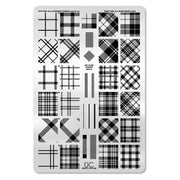 UberChic Beauty Pretty In Plaid-01 Stamping Plate