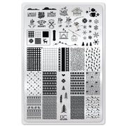 UberChic Beauty Ski Season Stamping Plate