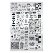 UberChic Beauty Tasty Series: Fast Food Stamping Plate