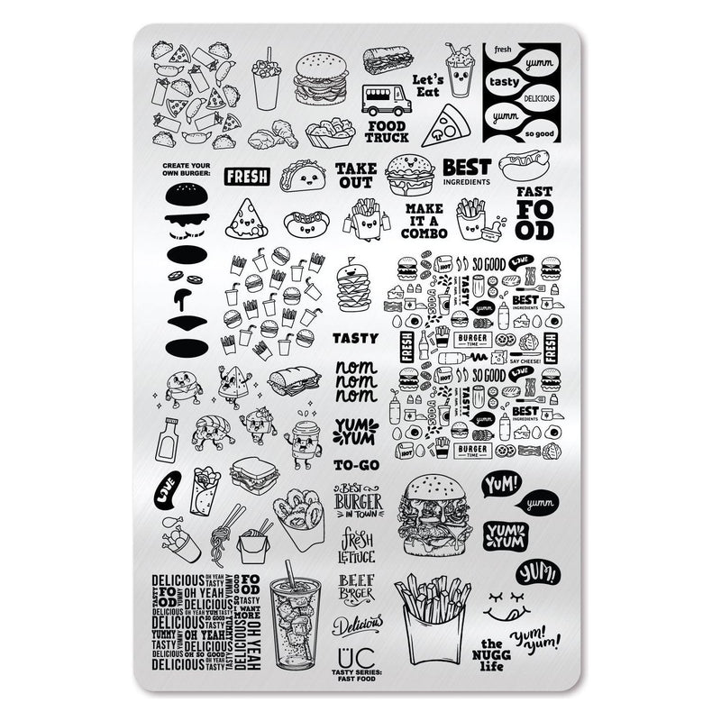 UberChic Beauty Tasty Series: Fast Food Stamping Plate