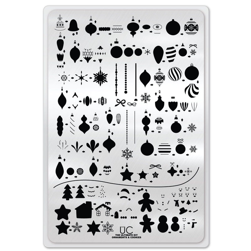 UberChic Beauty The Ultimate DIY: Ornaments & Cookies Stamping Plate