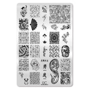 UberChic Beauty Far East-01 Stamping Plate