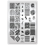 UberChic Beauty Wild West-01 Stamping Plate