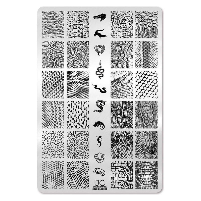 UberChic Beauty Wild Luxury: Cold Blooded Stamping Plate