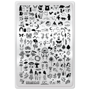UberChic Beauty Woodland Chic-02 Stamping Plate