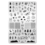 UberChic Beauty Woodland Chic Stamping Plate
