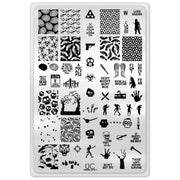 UberChic Beauty Zombie Love-02 Stamping Plate