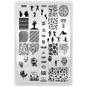 UberChic Beauty Zombie Love-01 Stamping Plate