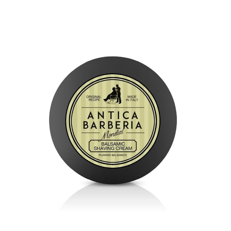Antica Barberia Mondial US Balsamic Classic Shaving Gift Box: Brush + Aftershave Balm + Shaving Cream Gift Set