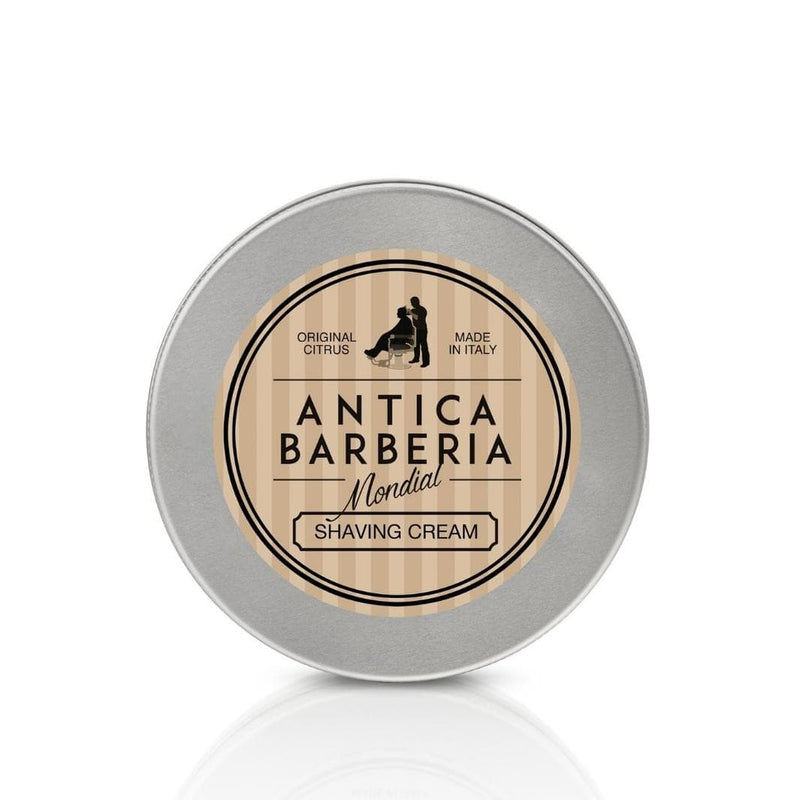 Antica Barberia Mondial US Original Citrus Solid Shaving Cream in Aluminum Jar 150ml Shave Prep