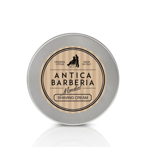 Antica Barberia Mondial US Original Citrus Solid Shaving Cream in Aluminum Jar 150ml Shave Prep