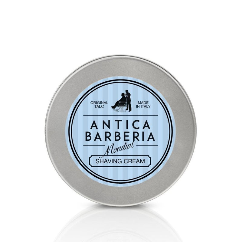 Antica Barberia Mondial US Original Talc Solid Shaving Cream in Aluminum Jar 150ml Shave Prep