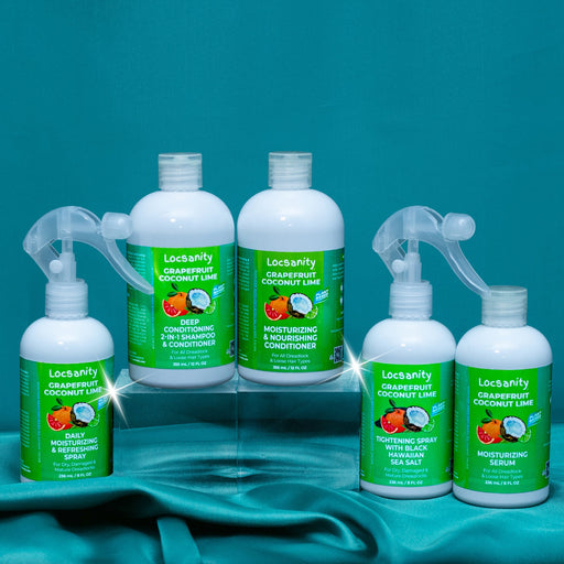 Locsanity Grapefruit Coconut Lime Loccare Bundle Locking & Tightening & Moisturizing