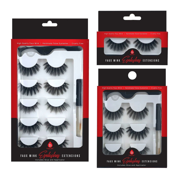 Faux Mink Style False Eyelashes Extensions