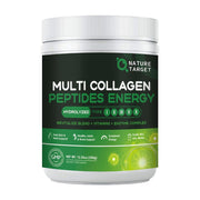 Nature Target Hydrolyzed Multi Collagen Peptides Powder, 8600mg Collagen