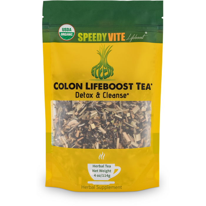 Speedyvite® Colon Lifeboost® Tea Usda Organic (4Oz / 28Teabags) Detox & Cleanse, Made In Usa Free Shipping