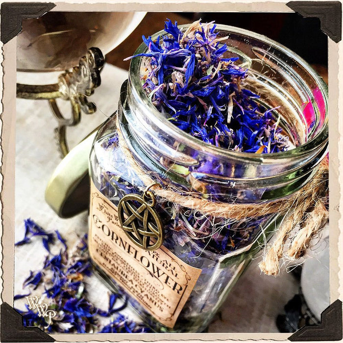 CORNFLOWER APOTHECARY. Dried Herbs. For Psychic Awareness, Self Knowledge, Ritual.