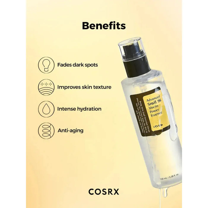 COSRX | Advanced Snail 96 Mucin Power Essence | 100 mL / 3.38 fl. oz.