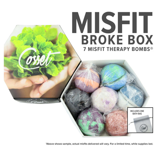 Cosset Bath And Body - Broke Box - Misfit Therapy Bombs