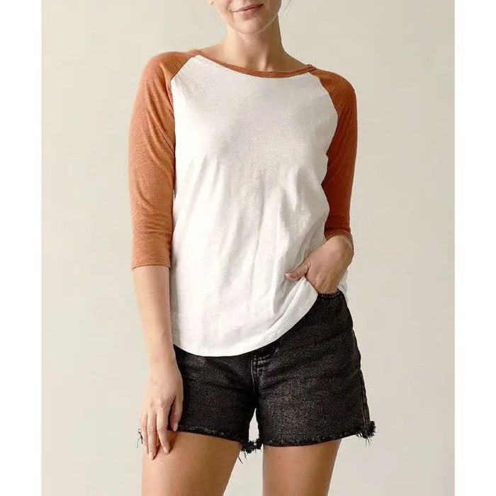 Cotton  Vintage Raglan Top