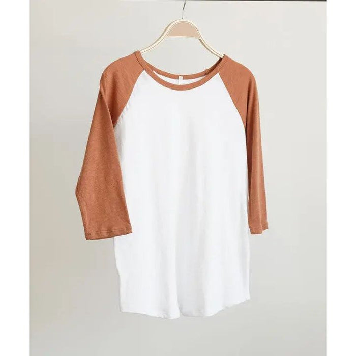 Cotton  Vintage Raglan Top