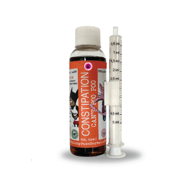 Healthy Paws Herbal Labs Can't Poo Poo - Pet Constipation & Stool Softener