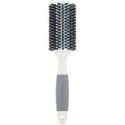 Creative Pro Hair Tools Ceramic Barrel Round Boar Bristle & Nylon Mix Hair Brush Hair Brush White Smoke 103-BP (2.5")