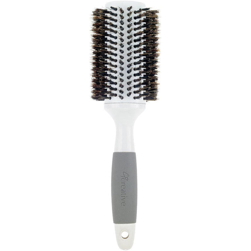 Creative Pro Hair Tools Ceramic Barrel Round Boar Bristle Hair Brush for Thick Hair Hair Brush
