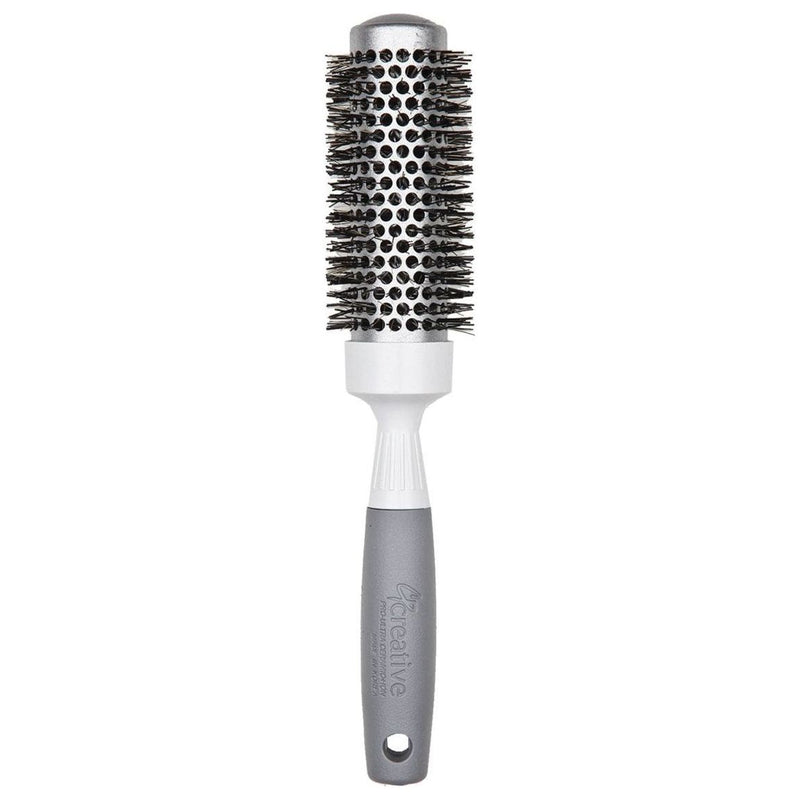 Creative Pro Hair Tools Pro-Silver Nano and Wavy Ion Bristle Hair Brush Hair Brush