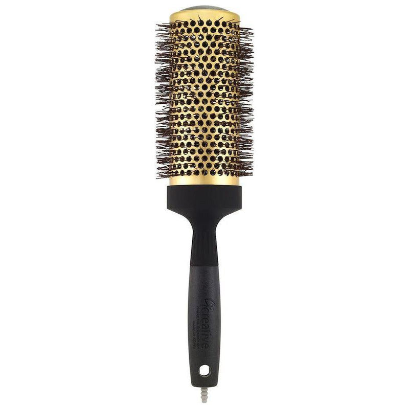 Creative Pro Hair Tools Gold Nano Ceramic Hair Brush with 6 Inch XL Barrel Hair Brush