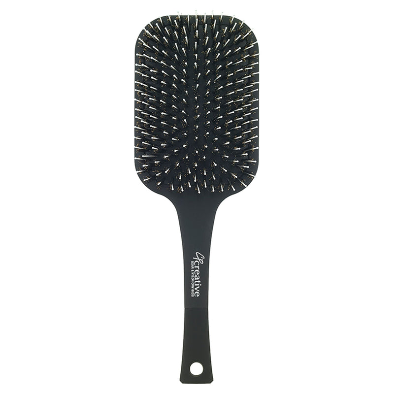 Creative Pro Hair Tools Static-Free Paddle Nylon Hair Brush Hair Brush