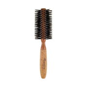 Creative Pro Hair Tools Eco-Friendly Birchwood and Cork Boar Bristle Round Hair Brush Hair Brush