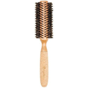 Creative Pro Hair Tools Eco-Friendly Birchwood and Cork Boar Bristle Round Hair Brush Hair Brush