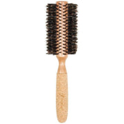 Creative Pro Hair Tools Eco-Friendly Birchwood and Cork Boar Bristle Round Hair Brush Hair Brush