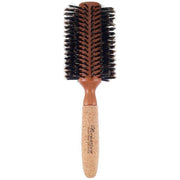 Creative Pro Hair Tools Eco-Friendly Birchwood and Cork Boar Bristle Round Hair Brush Hair Brush