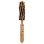 Creative Pro Hair Tools Eco-Friendly Birchwood and Cork Mixed Boar Bristle Round Hair Brush Hair Brush