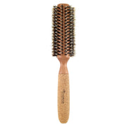 Creative Pro Hair Tools Eco-Friendly Birchwood and Cork Mixed Boar Bristle Round Hair Brush Hair Brush