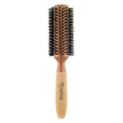Creative Pro Hair Tools Eco-Friendly Birchwood and Cork Mixed Boar Bristle Round Hair Brush Hair Brush