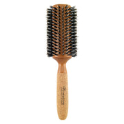Creative Pro Hair Tools Eco-Friendly Birchwood and Cork Mixed Boar Bristle Round Hair Brush Hair Brush