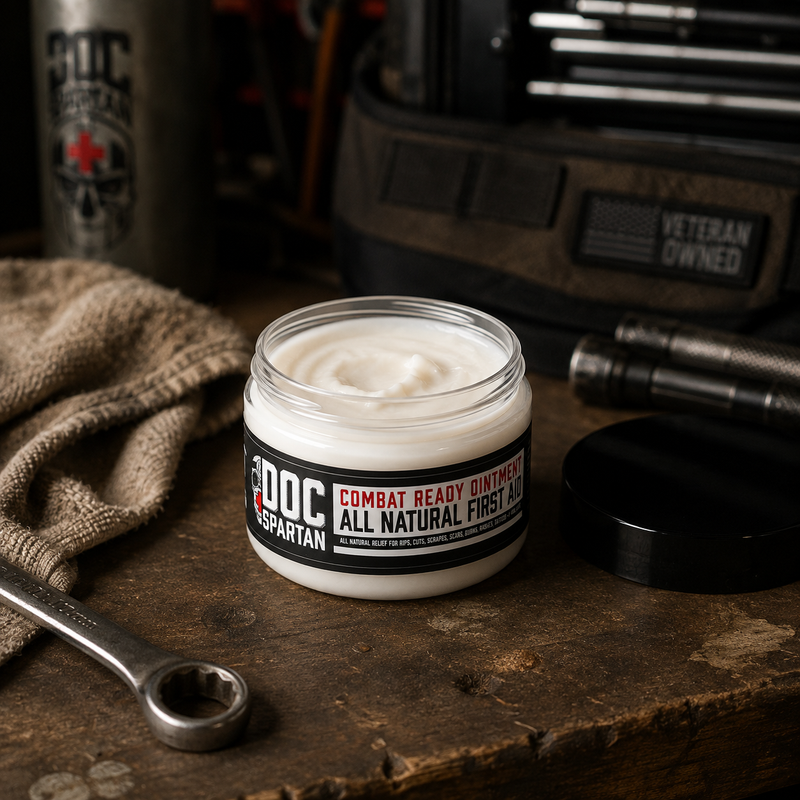 Doc Spartan® Combat Ready Ointment - Bunker Bundle Combat Ready Ointment Black