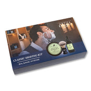Antica Barberia Mondial US Balsamic Classic Shaving Gift Box: Brush + Aftershave Balm + Shaving Cream Gift Set