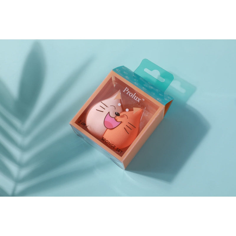 Prolux Cosmetics 2 in 1 Cat Sponge Set Sponge