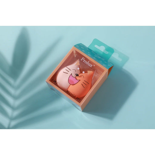 Prolux Cosmetics 2 in 1 Cat Sponge Set