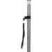 Classy Walking Canes - Adjustable Soft Silver Grey with Black Swirl Handle and Rhinestones