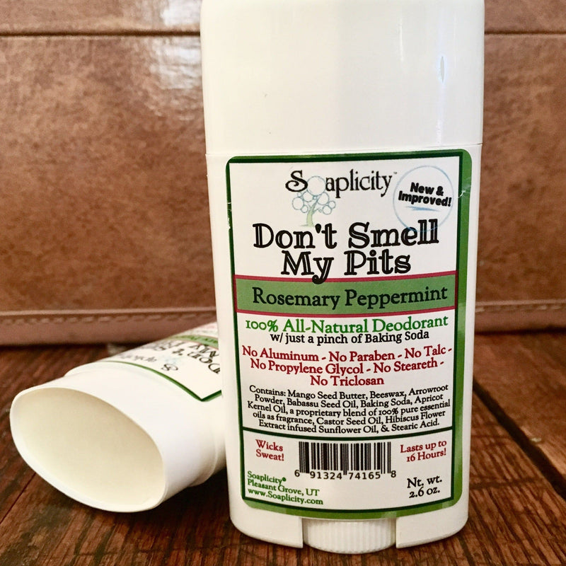 Soaplicity Don't Smell My Pits Natural Deodorant - Rosemary Peppermint Deodorants