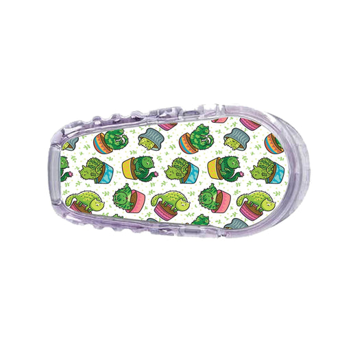 Peelz Cactus Cat Sticker Designed for the DEXCOM Transmitter Peelz/Stickers
