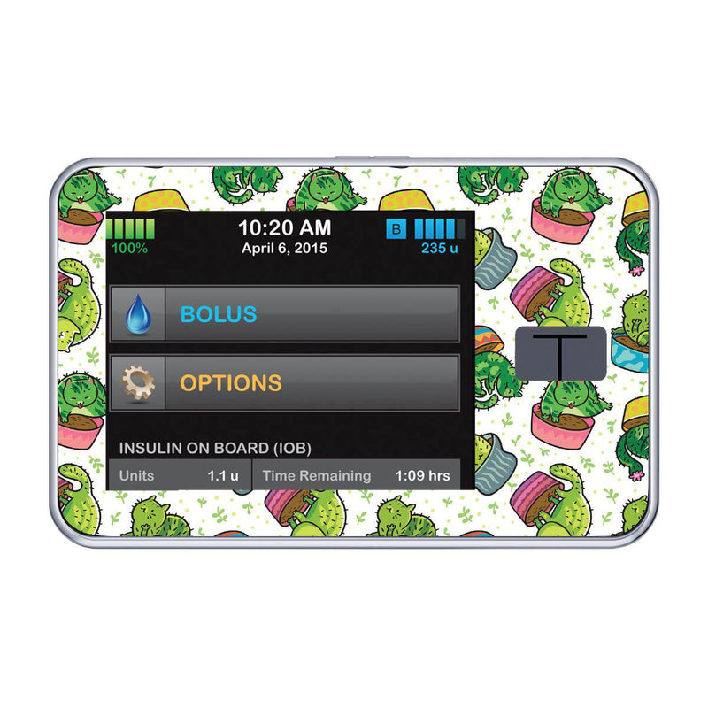 Cactus Cat Sticker for Tandem t:slim — Pasteur Pharmacy